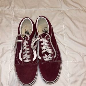 Maroon Vans